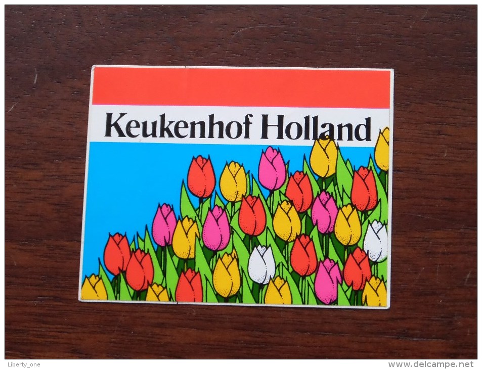 KEUKENHOF HOLLAND ( Zie Foto Voor Details ) Zelfklever Sticker Autocollant ! - Advertising