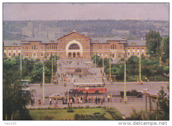 CPA CHISINAU- RAILWAY STATION, BUSS, CAR - Moldavie