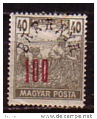 HONGRIE / BARANYA - 1919 - Timbres De Hongrie Surcharge " Baranya 100 " - 100/40 Fi * MH - Mi 55 - Baranya