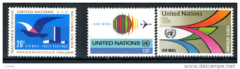 1974 - U.N. OFFICES IN NEW YORK - ONU UFFICIO DI NEW YORK - Catg. Unif. 19/21 - MINT - MNH (PGS01062011) - Poste Aérienne