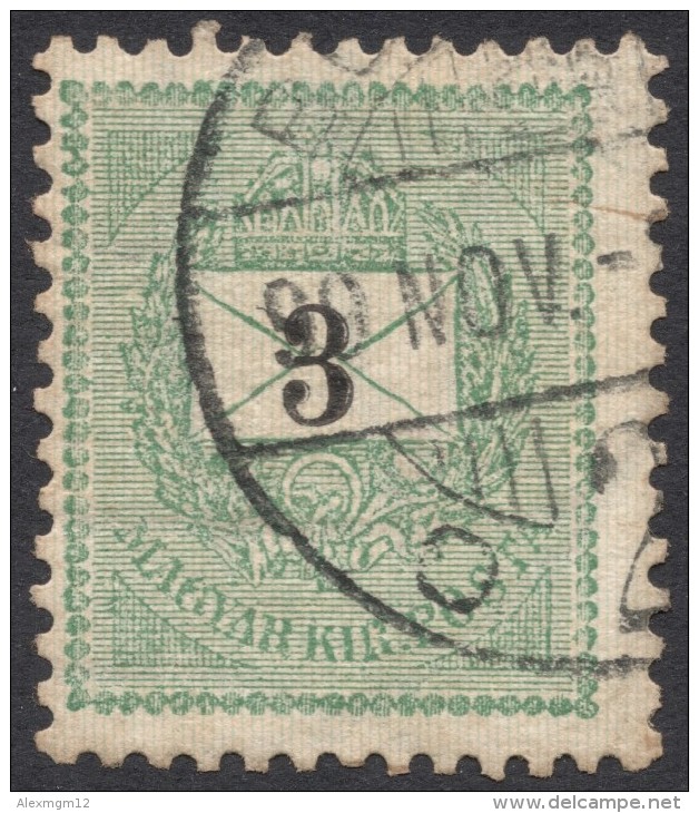 Hungary, 3 K. 1898, Sc # 37, Mi # 43XA, Used (3) - Oblitérés