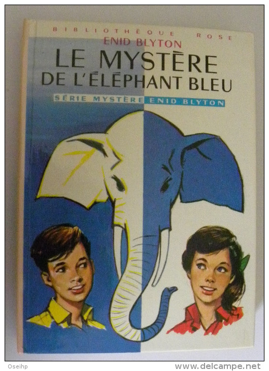 LE MYSTERE De L'ELEPHANT BLEU Enid BLyton - Bibliothèque Rose 1974 - Bibliotheque Rose