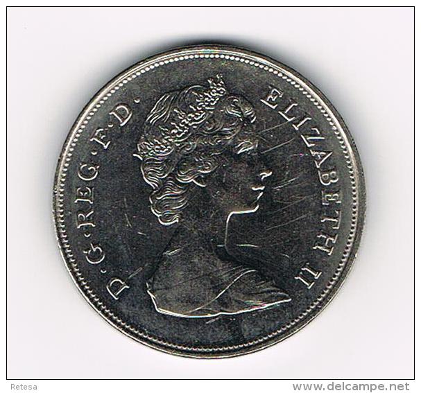 GREAT BRITAIN 25 NEW PENCE 1981 WEDDING CHARLES AND DIANA - 25 New Pence