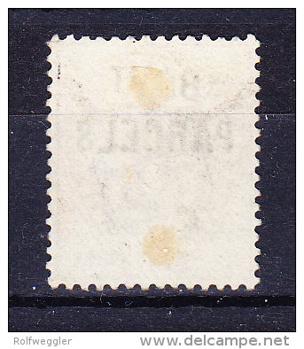 1883 SG 061 * Queen Victoria 1 1/2 D. Lilac Aufdruck GOVt PARCELS - Ungebraucht