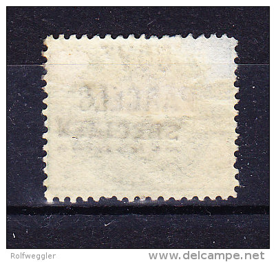 1883 SG 063 * Queen Victoria 9 D. Green Aufdruck GOVt PARCELS (SPECIMEN Doppelt Druck Abart) - Nuevos