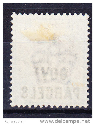 1887/90 SG 067 * Queen Victoria 9 D. Purple & Blue Aufdruck GOVt PARCELS + SPECIMEN - Nuevos