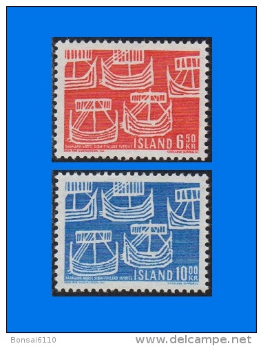 IS 1969-0001, 50th Anniversary Of The Northern Countries´ Union, Set (2V) MNH - Nuevos
