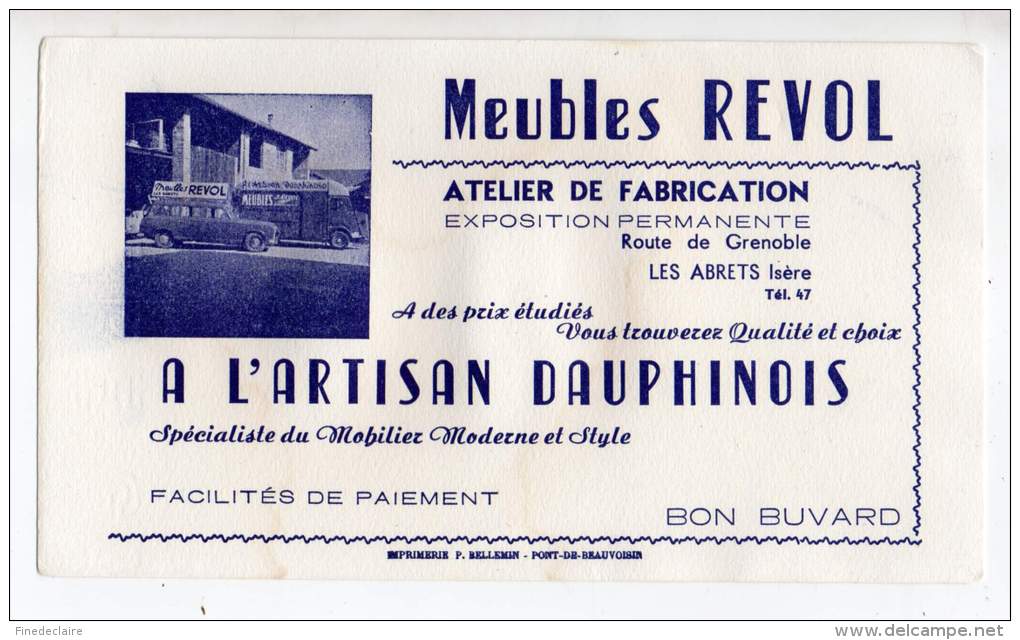 Buvard - Meubles Revol, Les Abrets, Isère - R