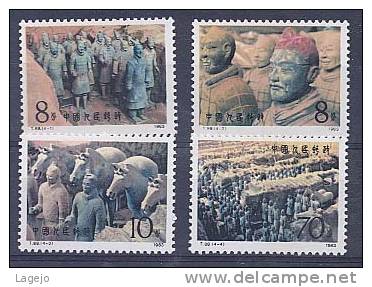 CHINE T088 Personnages En Terre Cuite De Qin - Neufs