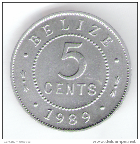BELIZE 5 CENTS 1989 - Belize