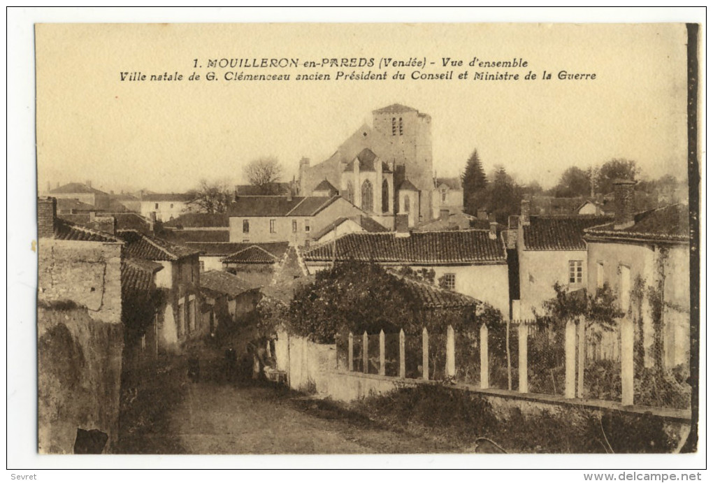 MOUILLERON En PAREDS. - Vue D'ensemble De La Ville Natale De Georges CLEMENCEAU - Mouilleron En Pareds