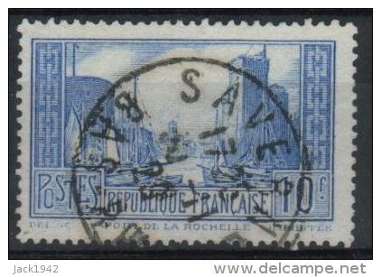 = 10f Port De La Rochelle Outremer Pâle - N° 261d Type 1 - Used Stamps
