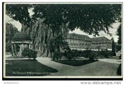 Bad Pyrmont Erdbeertempel Mit Kurhaus Sw 10.9.1940 - Bad Pyrmont