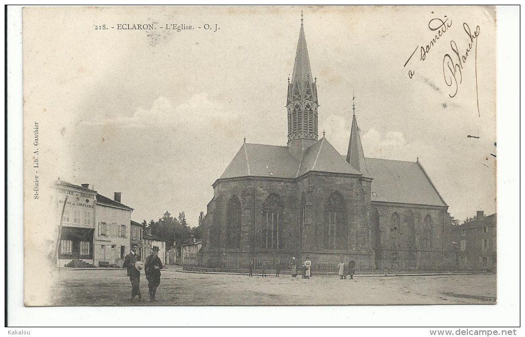 ECLARON (52) L'église - Eclaron Braucourt Sainte Liviere