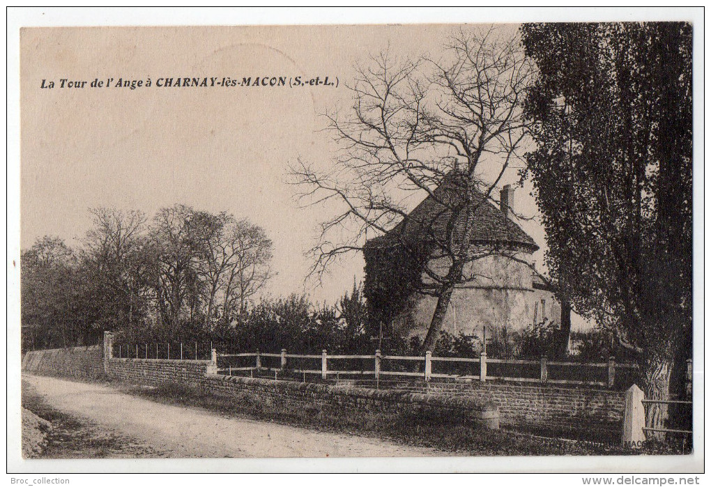 La Tour De L´Ange à Charnay-lès-Mâcon, 1949, Photo Combier - Other & Unclassified