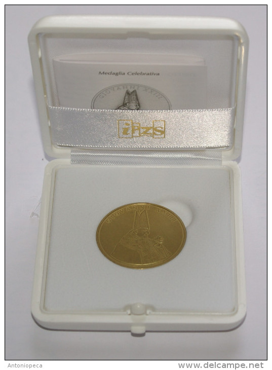 ITALIA 2014 - CANONISATION POPES JOHN XXIII, 27 APRIL 2014 IN VATICAN, OFFICIAL BRONZE MEDAL - Neufs