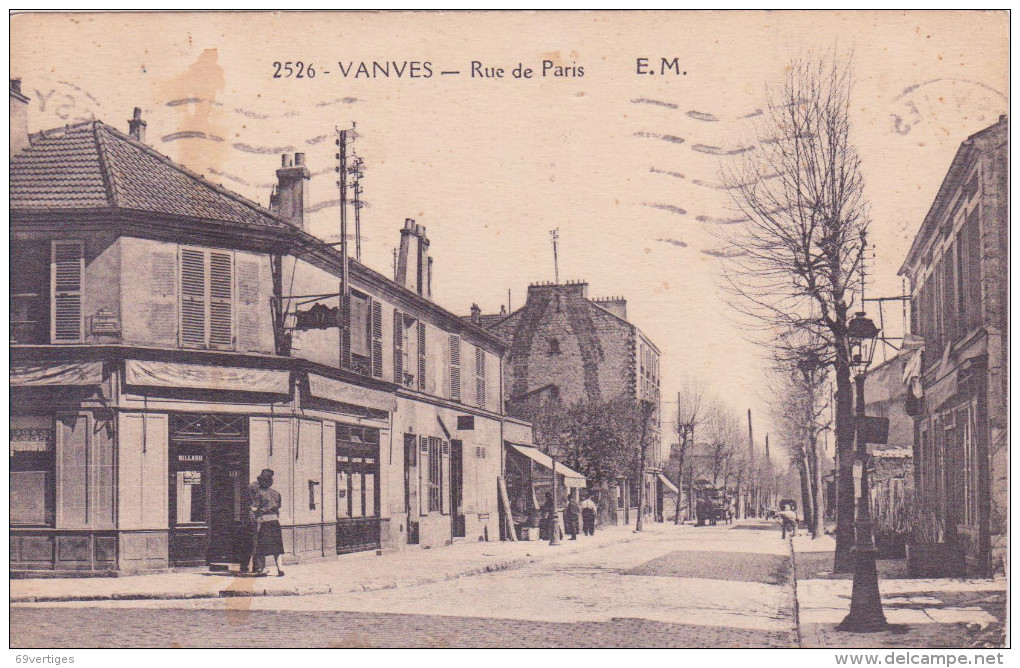 92 VANVES, Rue De Paris, Petite Animation, Commerce - Vanves