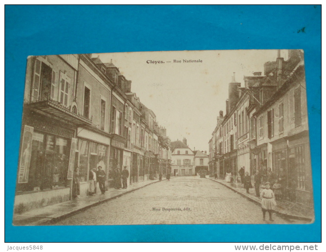 28) Cloyes - Rue Nationale - Année 1906 - EDIT - Despierres - Cloyes-sur-le-Loir