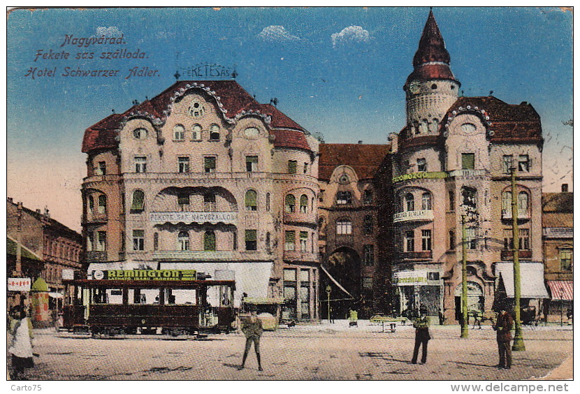 Europe / Hongrie / Nagyvarad Hotel Schwarzer Adler / Tramway Remington - Hungary