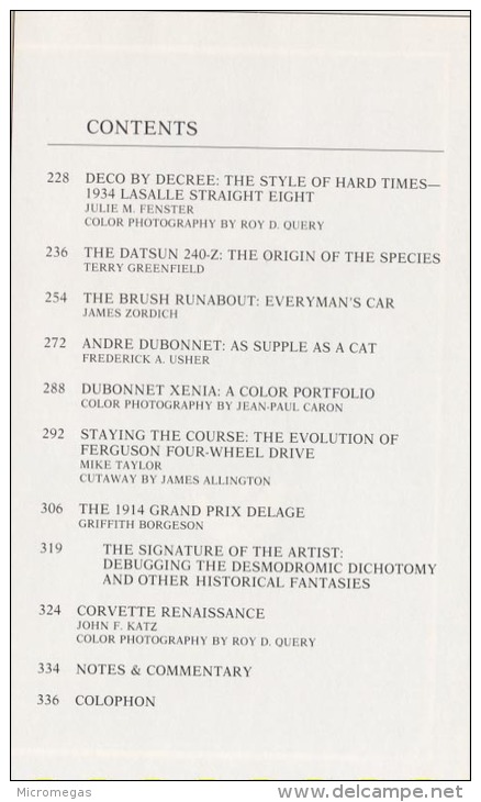 Automobile Quarterly - 24/3 - 1986 - Transportation