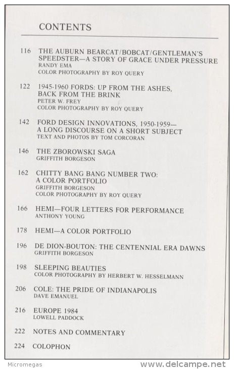 Automobile Quarterly 22/2 - 1984 - Transports