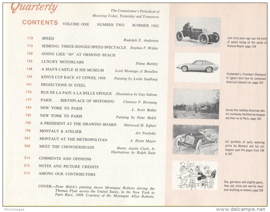 Automobile Quarterly -1/2 - 1962 - Transportation