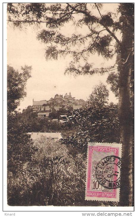 CPA.DE MADAGASCAR ...FIANARANTSOA....1911.. CACHET DIEGO SUAREZ ..TBE.. SCAN - Storia Postale