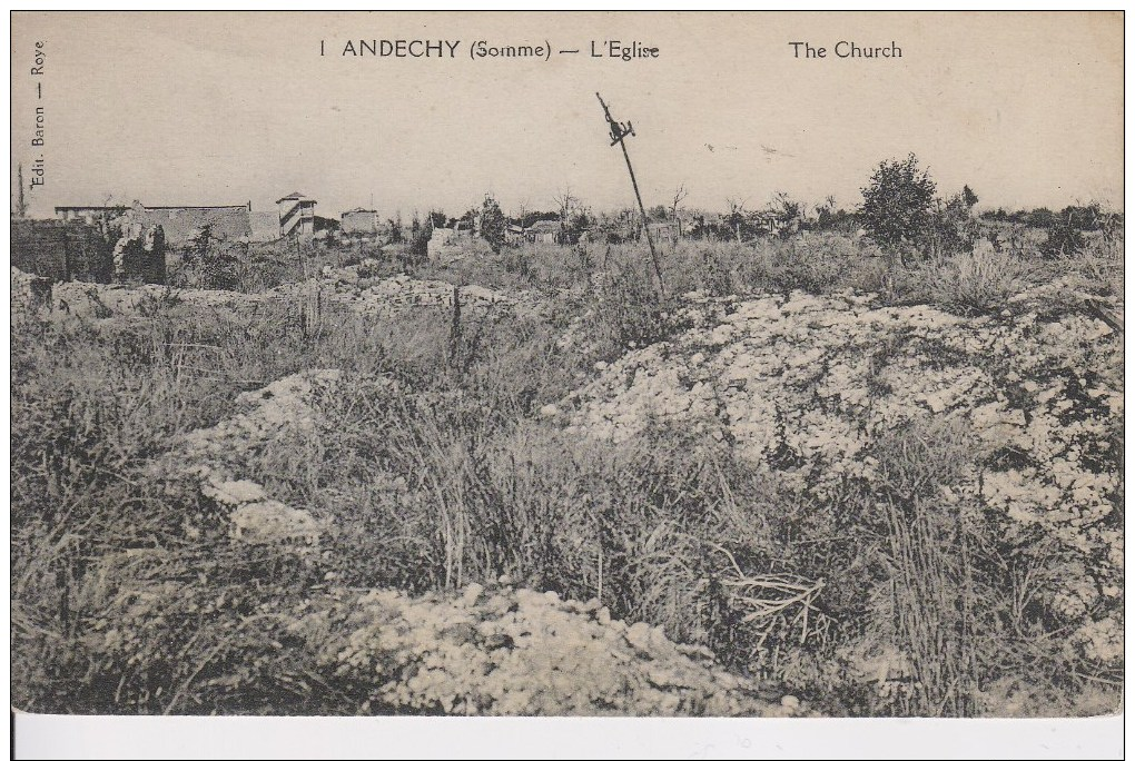 80 ANDECHY L EGLISE - Autres & Non Classés