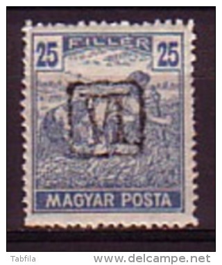 HONGRIE / BARANYA - 1919 - Timbres De Hongrie Surcharge " Vl " - 25 Fi (*) MH - Baranya