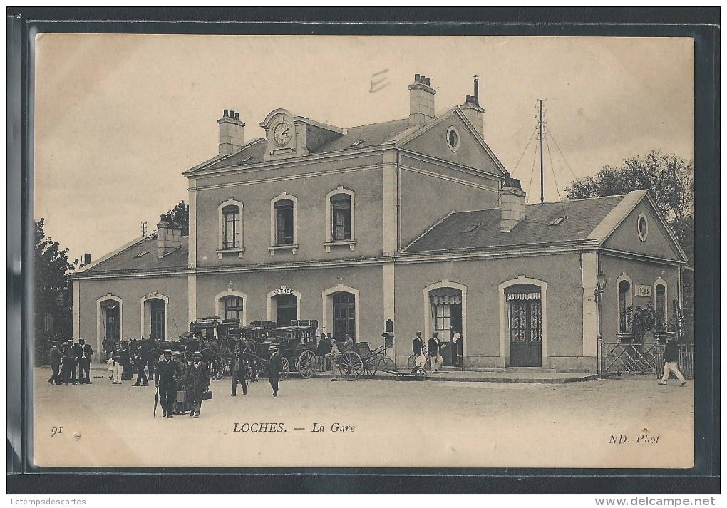 - CPA 37 - Loches, La Gare - Loches