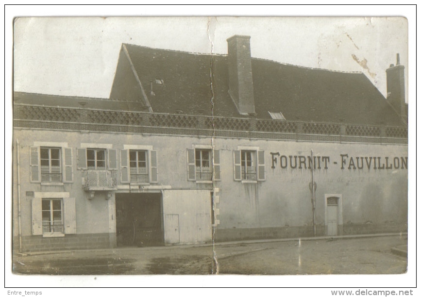 Carte Photo Marchand Limonade Et Eau De Seltz Yonne Loiret - Marchands