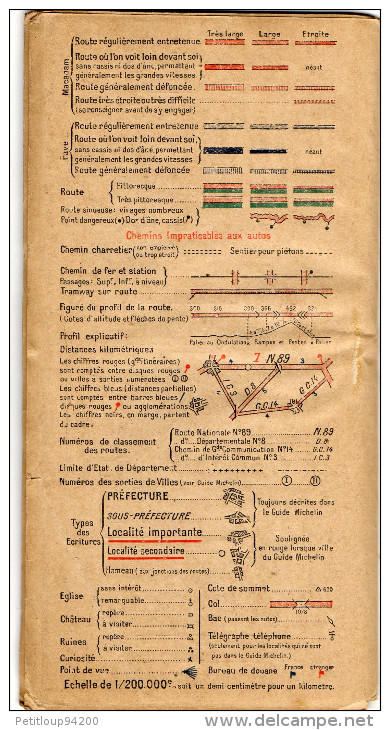 CARTE ROUTIERE SUR TOILE   MICHELIN  N0 7  Verdun/Metz/Sedan/Arlon/Trier/Montmédy/Thionville/Sarreguemines   ANNEES 1920 - Cartes Routières