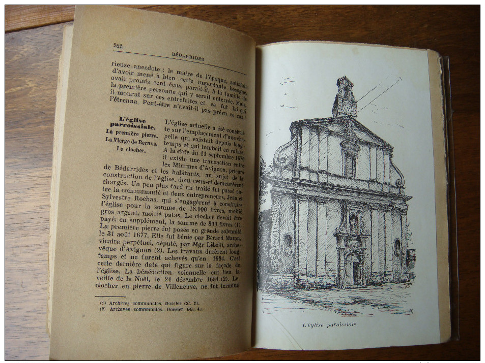 BEDARRIDES - Notes Historiques - N. MARMOTTAN - 1931 - [ Ancien ] VL033 - Provence - Alpes-du-Sud