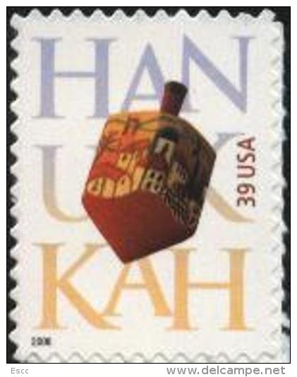 Mint Stamp  Hanukkah 2006  From USA - Jewish