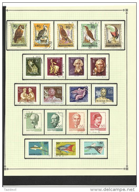 HUNGARY - Mint and used collection on album pages. All stamps appear to be very good condition