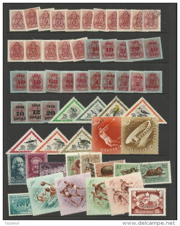 HUNGARY - Mint And Used Collection Back-of-book, Airs, Charity, Postage Dues, Etc. Not Many Sets But Good Starter Lot - Collections