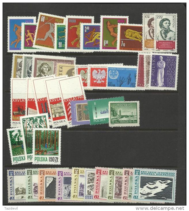 POLAND - Clearance Of MNH ** Sets And Singles. Good Value Lot - Collections