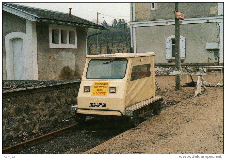 RU 0155 - Motolorry D´inspection En Gare - LOUPIAC SAINT-CHRISTOPHE (15) - SNCF  - - Matériel