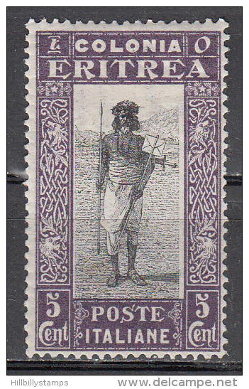 Eritrea  Scott No. 120   Unused Hinged   Year  1930 - Erythrée