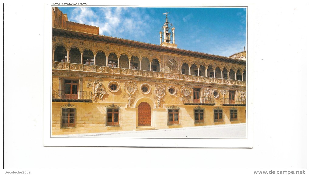 BF13541 Tarazona Casa Consistorial Antigua Lonja Spain Front/back Image - Altri & Non Classificati