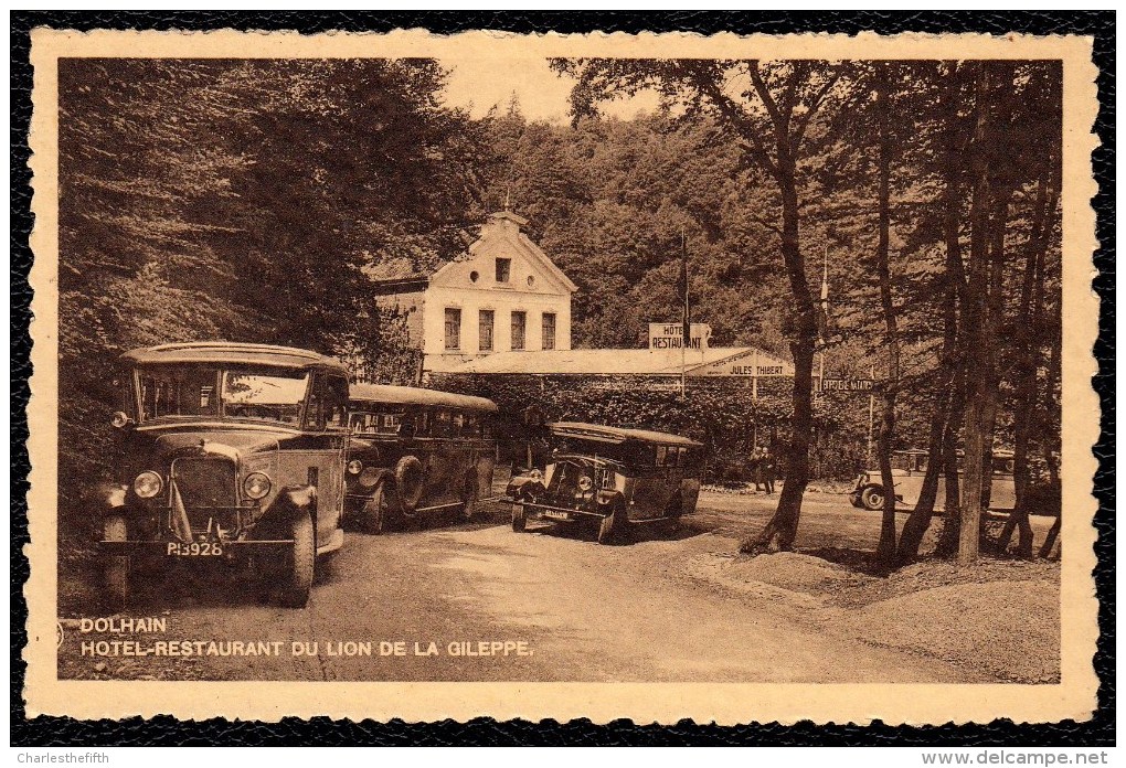 DOLHAIN. 3 X Autocar : Renault Et Autres. Hôtel-Restaurant Du Lion De La Gileppe. - Autres & Non Classés