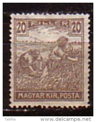 UNGARN / HONGRIE - 1916 - Serie Courant - 20 Fi * Mi 196 - Nuevos