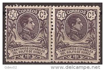 GUI68-LA167.Guinee .GUINEA  ESPAÑOLA.Rey Alfonso Xlll. 1909 (Ed 68**par ) Sin Charnela.MUY BONITO - Guinea Española