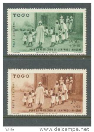 1942 TOGO AIRMAIL - CHILDREN PROTECTION MICHEL: 174-175 MNH ** - Neufs