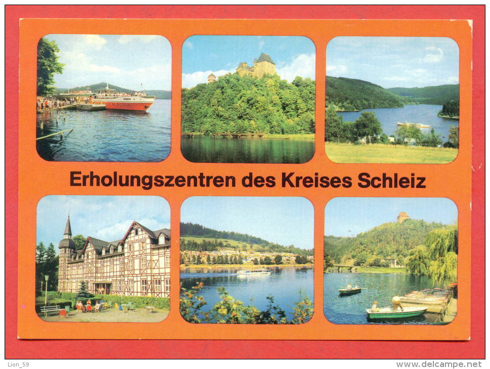 144234 /  ERHOLUNGSZENTREN DES KREISES SCHLEIZ - SAALBURG KUNSDORFER BUCH  -  DDR Germany Deutschland Allemagne Germania - Schleiz