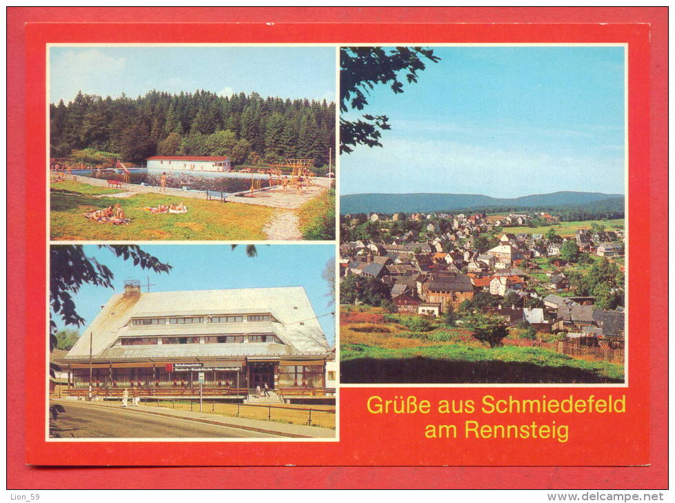 144248 / GRUSSE AUS SCHMIEDEFELD AM RENNSTEIG ( KR. ILMENAU ) - WALDBAD CR -  DDR Germany Deutschland Allemagne Germania - Schmiedefeld