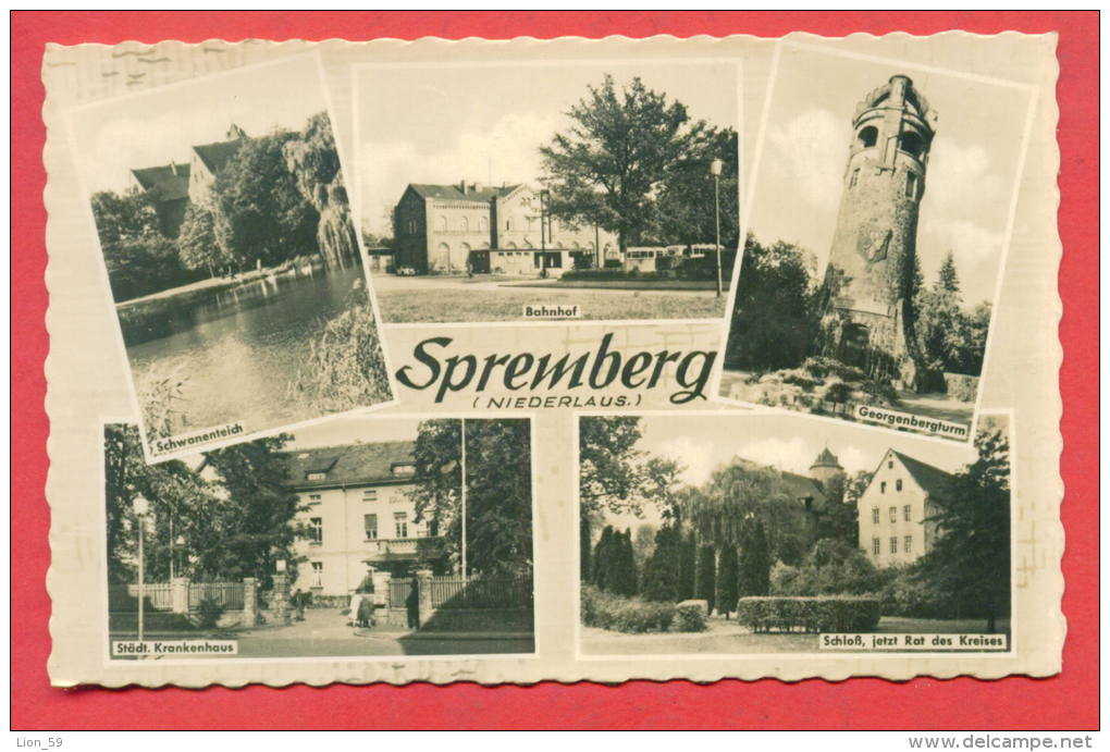 144288 /  SPREMBERG / NIEDERLAUS - SCHLOSS BAHNHOF -  DDR Germany Deutschland Allemagne Germania - Spremberg