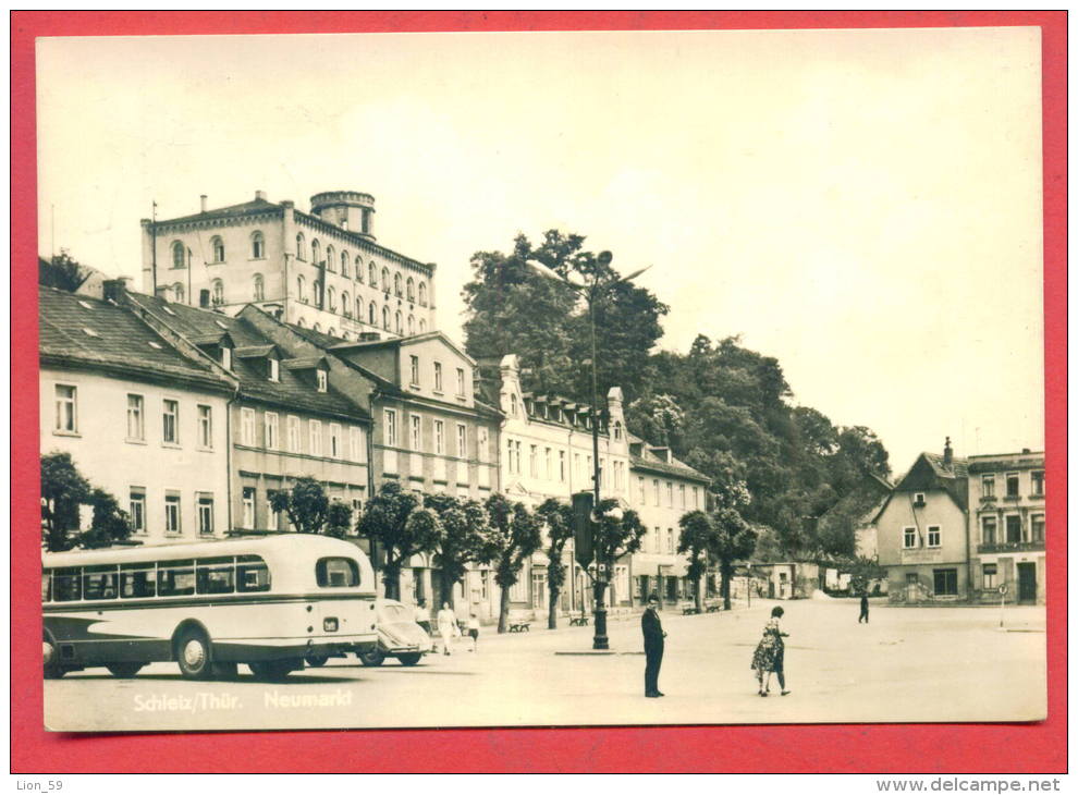 144296 /  SCHLEIZ / Thüringen  - NEUMARKT -  DDR Germany Deutschland Allemagne Germania TO Bulgaria Bulgarie Bulgarien - Schleiz