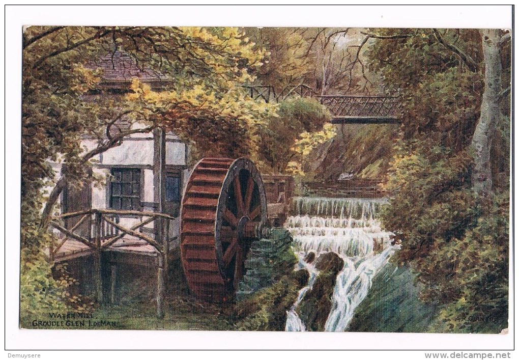 20615 Water Mill  Groudleglen L Or Man - Châteaux D'eau & éoliennes