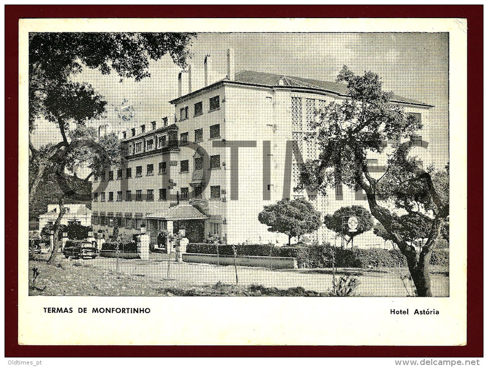 MONFORTINHO - TERMAS - HOTEL ASTORIA - ASPECTO DO EDIFICIO - 1950 PC - Castelo Branco